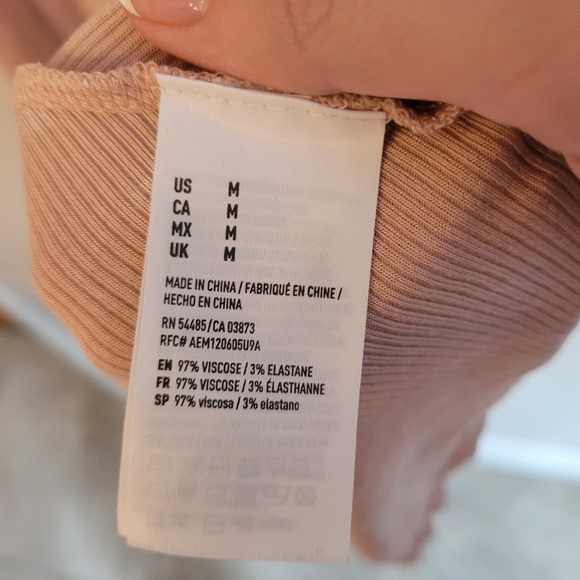 American Eagle Fit and Flare Dress Tie Dye - Picture 2 of 4